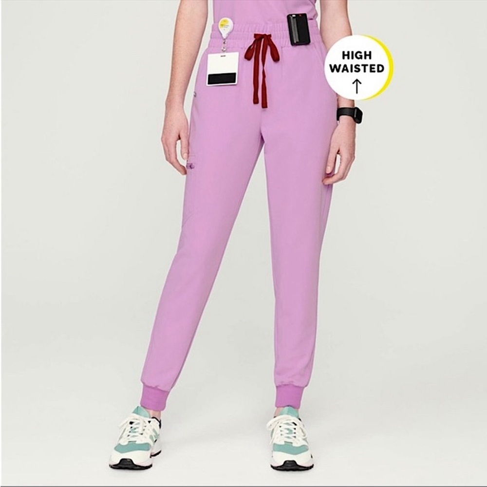 Figs high waist zamora scrubs color dusk limited edition medium